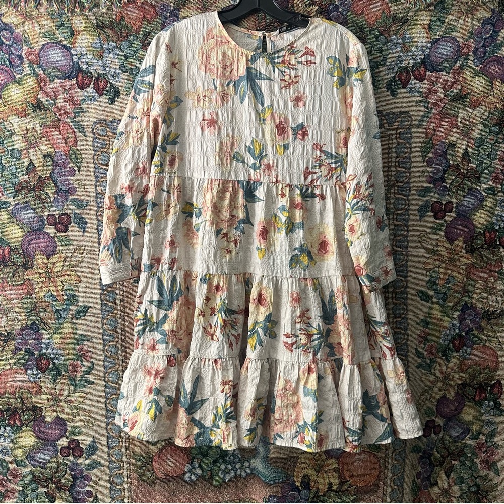Zara floral dress